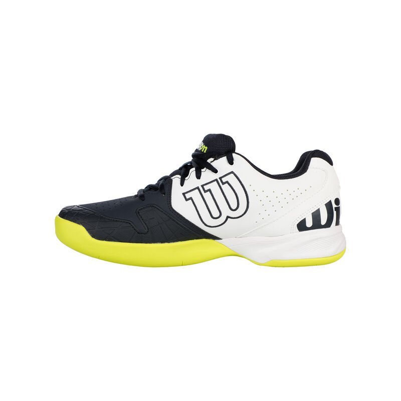 Wilson Herren Kaos Devo Carpet Tennisschuh Hallentennisschuh blau,weiß, gelb