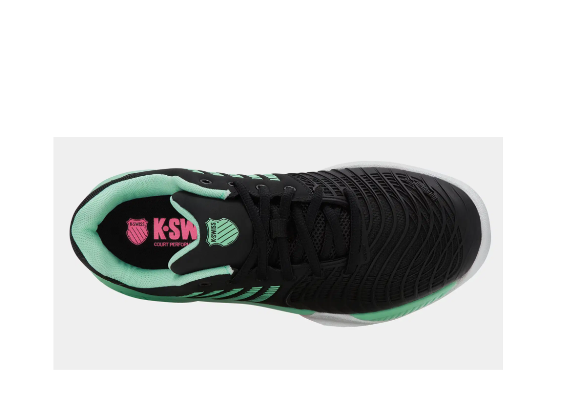 K- Swiss Damen Express Light 3 Carpet Tennisschuh Hallenschuh schwarz mint pink 42
