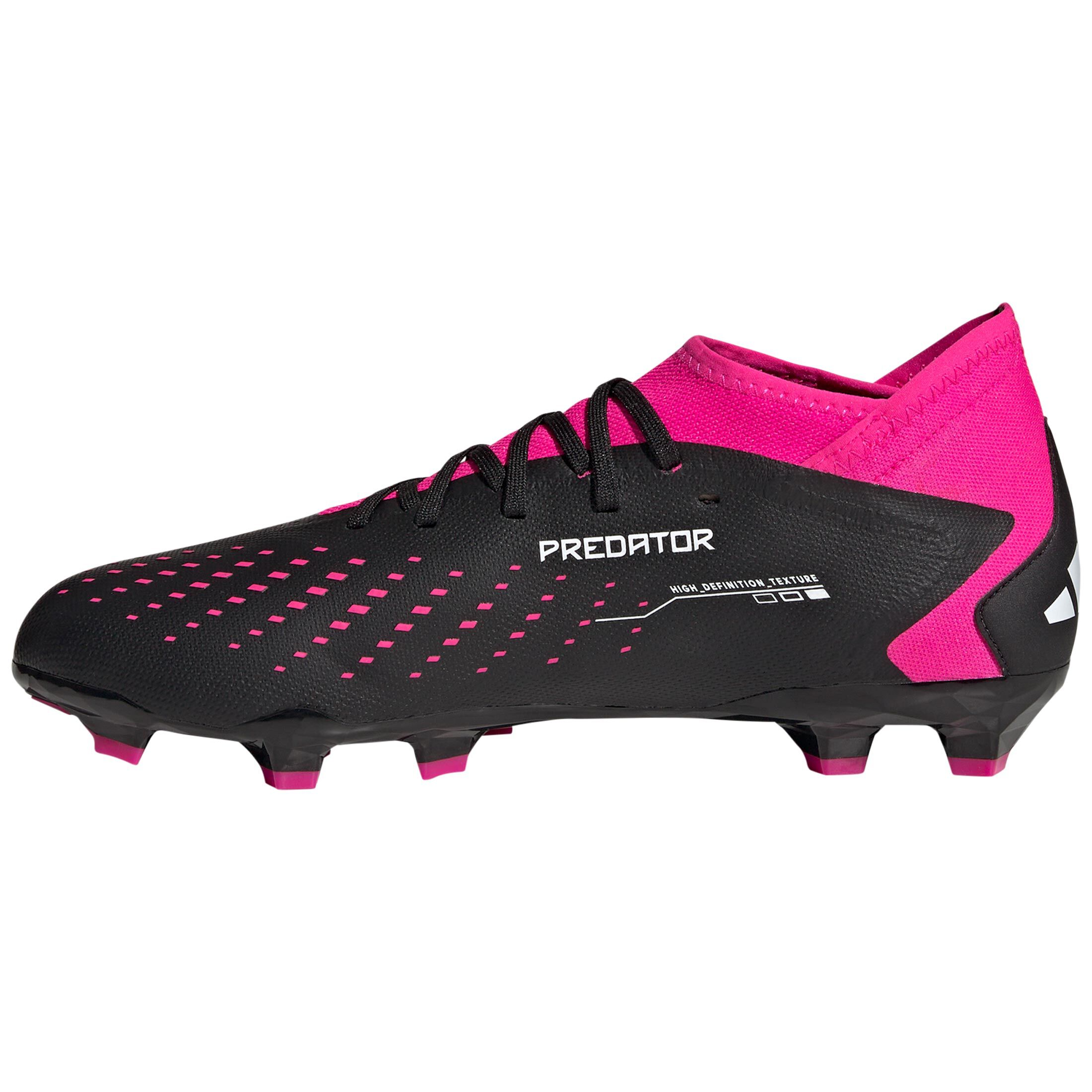 Adidas Herren Predator Accuracy 3 FG Fußballschuh schwarz-pink-weiß 46