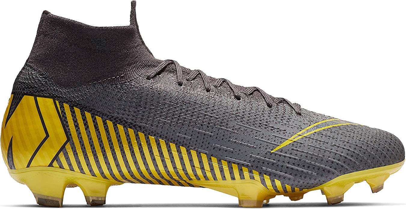 Nike Herren Superfly 6 Elite FG Fußballschuh grau-gelb 45