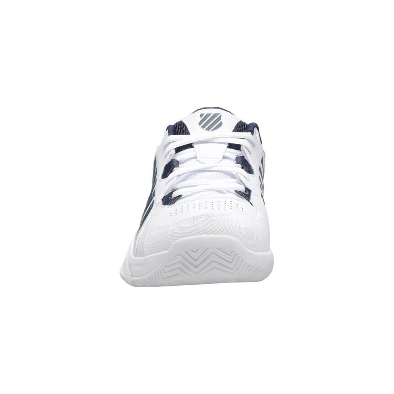 K-Swiss Herren Receiver V Carpet Tennisschuh Teppich weiß-blau Gr. 47 - UK 12