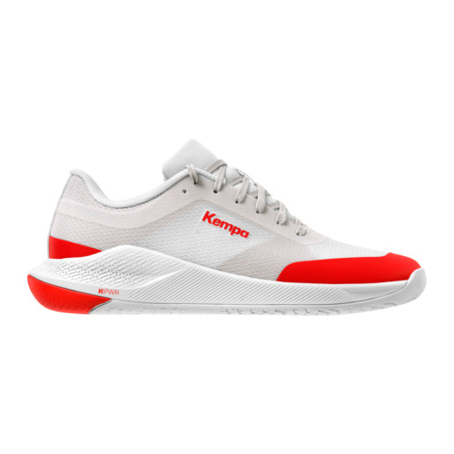 Kempa Herren Kourtfly Two Handballschuh/Hallenschuh weiß-rot 46