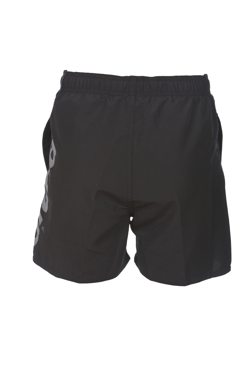Arena Kinder Fundamentals Logo Badehose Schwimmhose schwarz-weiß