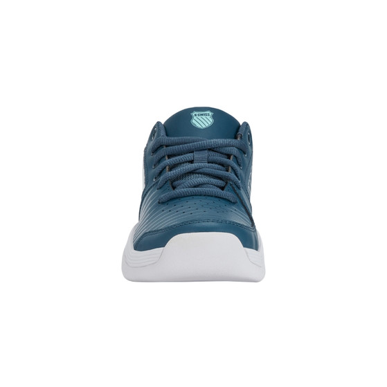 K- Swiss Kinder Court Express Tennisschuh Teppich petrol- weiß 32,5
