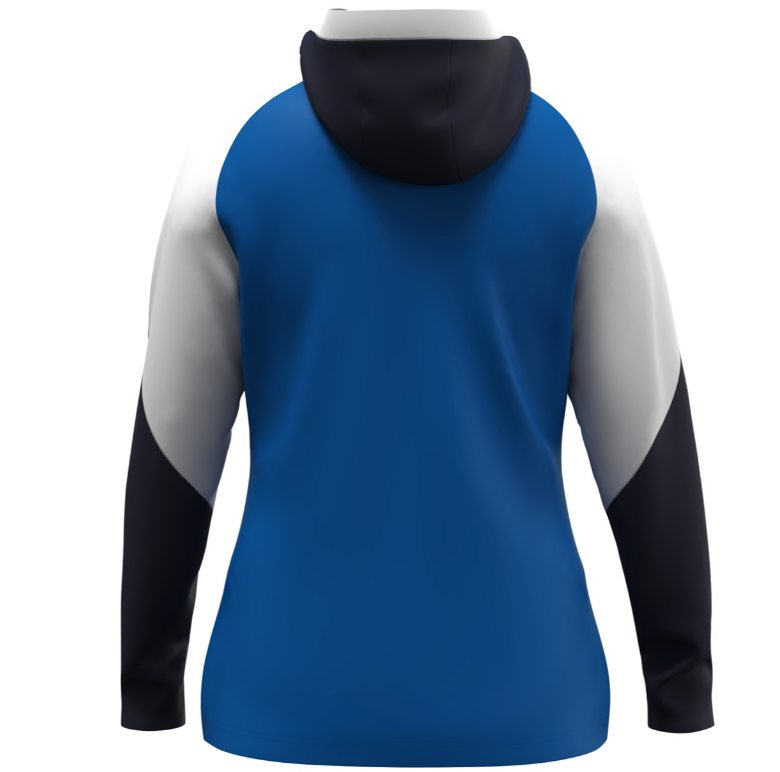 Jako Damen Dynamic Kapuzenjacke Trainingsjacke blau weiß