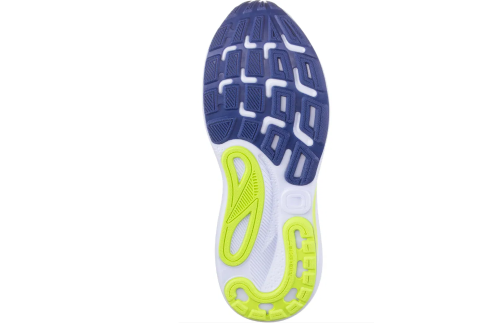 Brooks Herren Adrenaline GTS 24 Laufschuh gestützter Laufschuh blau gelb weiß 48,5