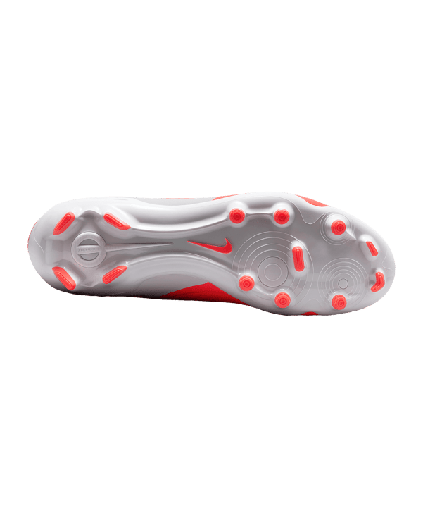 Nike Herren Tiempo Legend 10 Academy Fußballschuh FG/MG neon coral, weiß