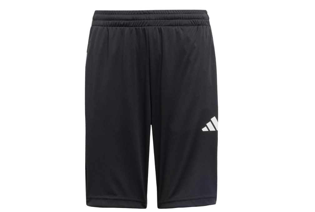 Aidas Kinder J Train Essentials 3 Streifen Shorts Trainingsshort schwarz 176