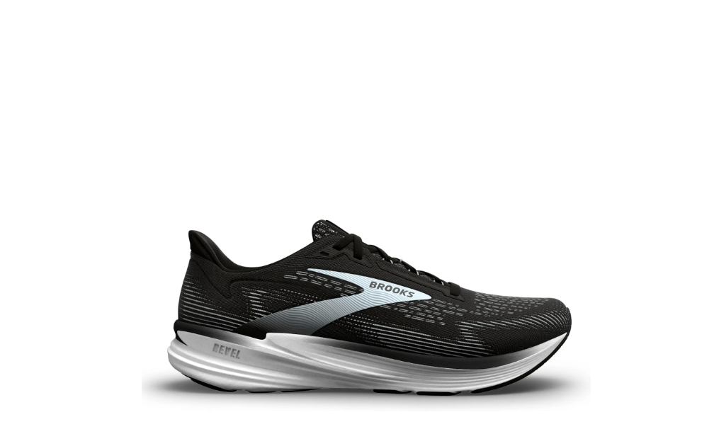 Brooks Herren Revel 8 Laufschuh schwarz weiß 47,5