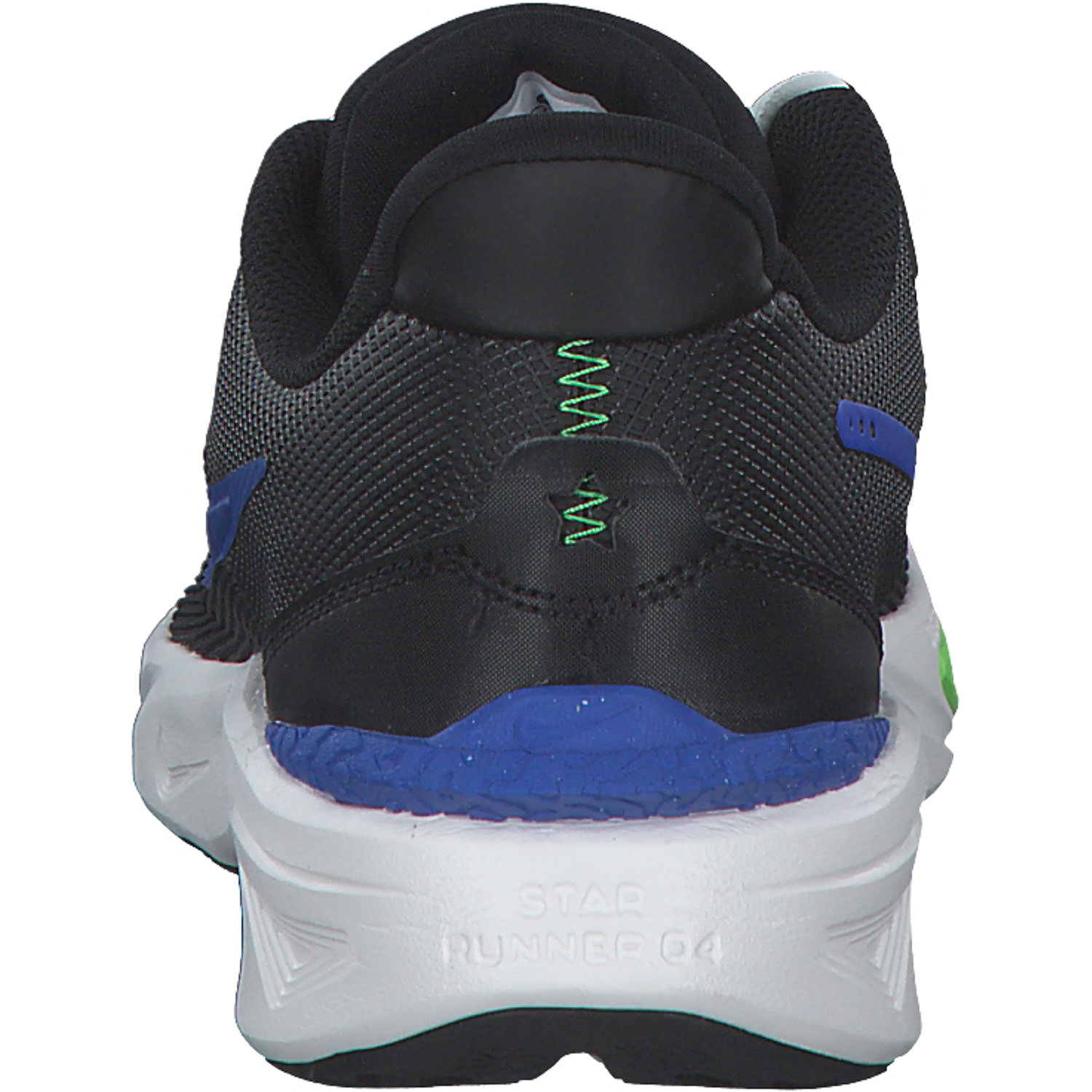 Nike Kinder Star Runner 4 Laufschuh Sportschuh schwarz-blau-weiß