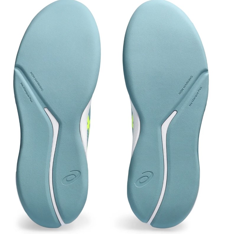 Asics Damen Gel-Challenger 14 Indoor Tennisschuh hellblau-gelb 42