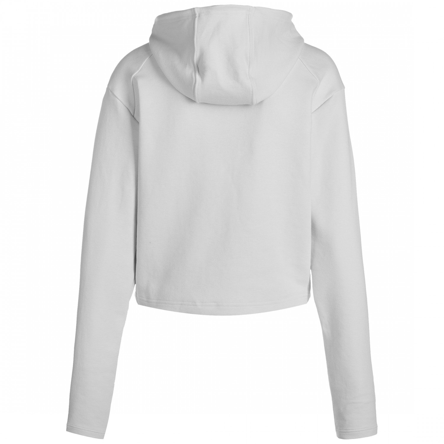 Adidas Damen TC Hoodie Kapuzenpullover grau-weiß