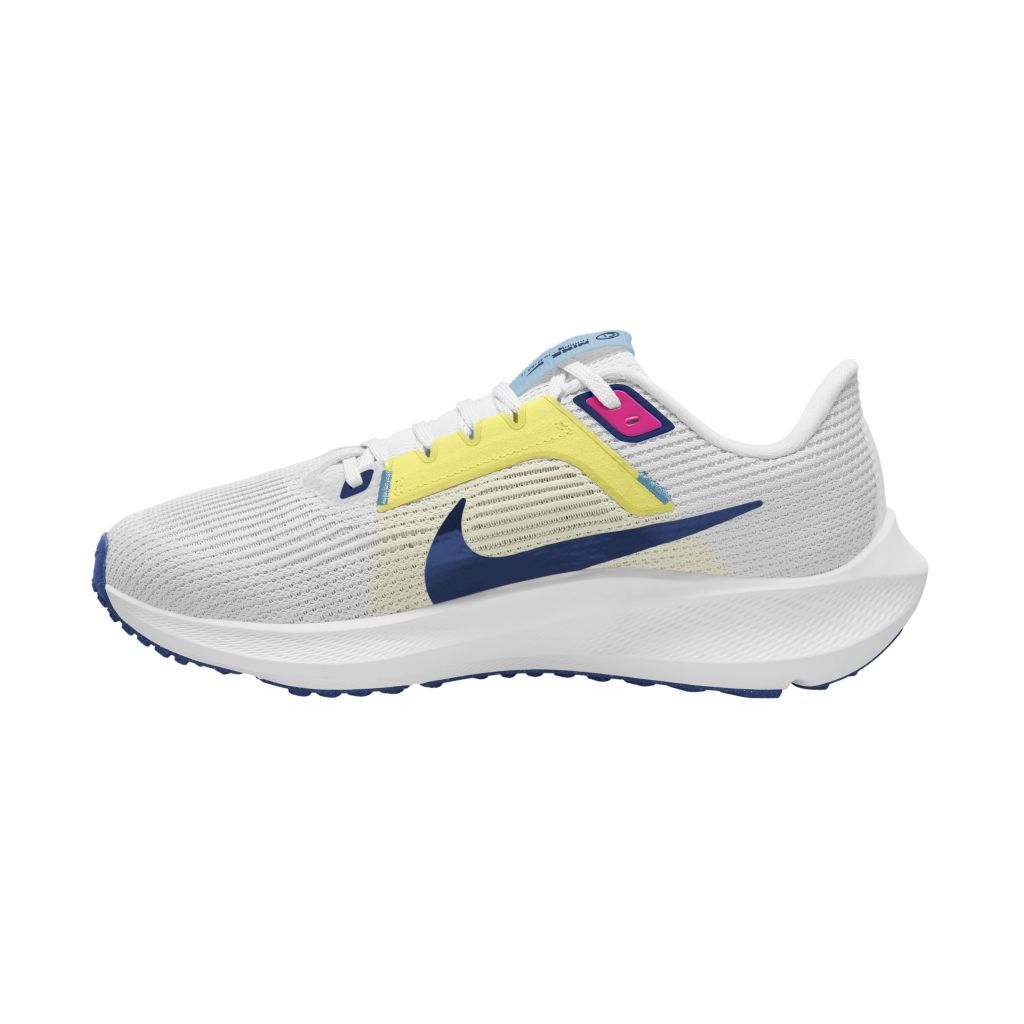 Nike Damen Air Zoom Pegasus 40 Laufschuh Sportschuh weiß-blau-gelb 42