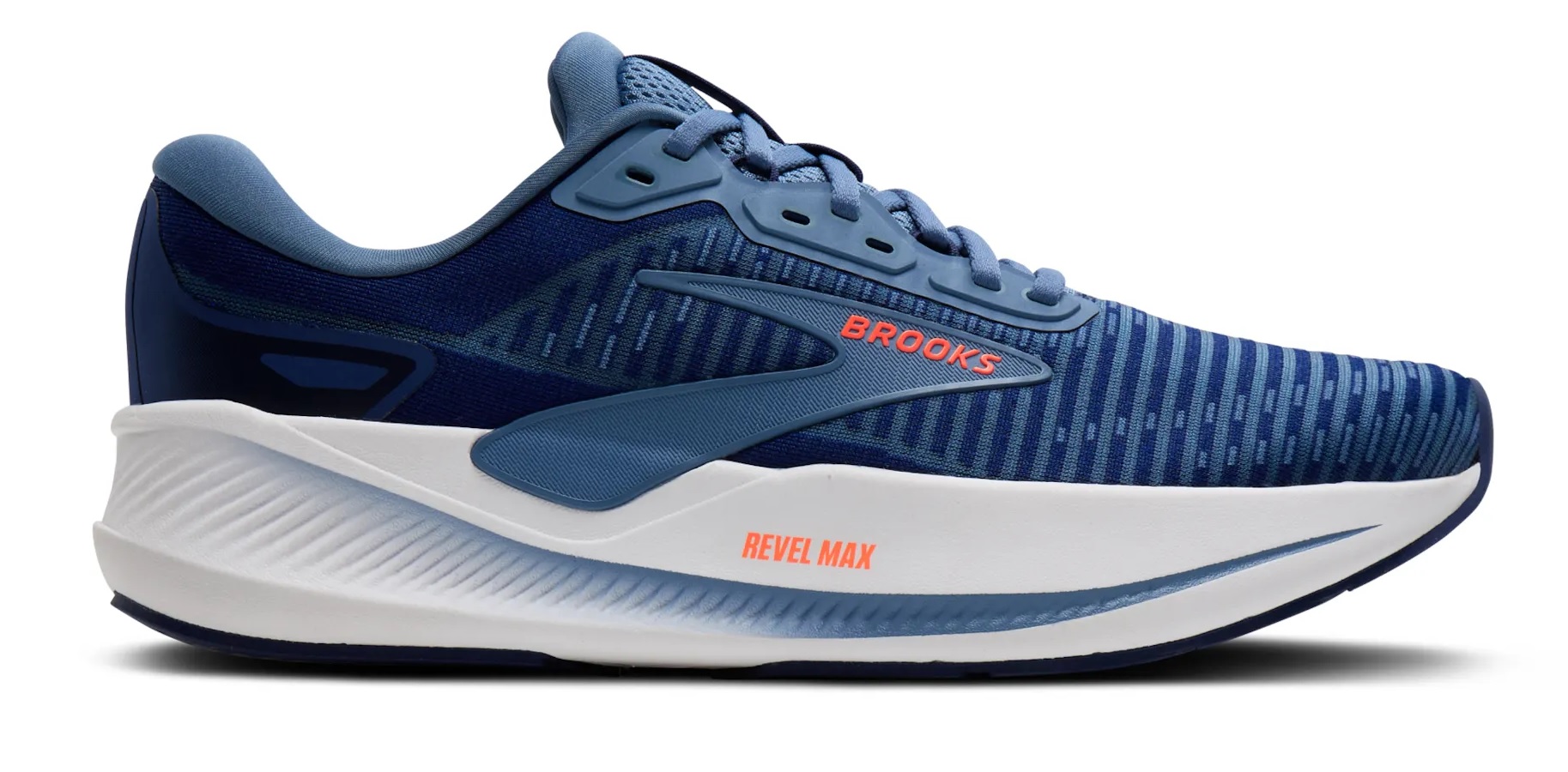 Brooks Herren Revel Max Laufschuh blau-weiß 47,5