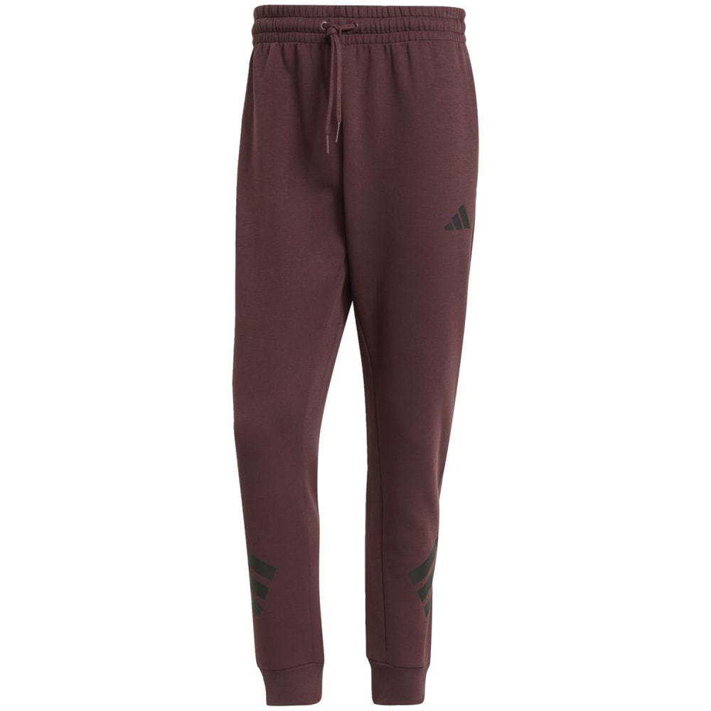 Adidas Herren Future Icons 3 Streifen Jogginghose Trainingshose bordeaux rot, schwarz S