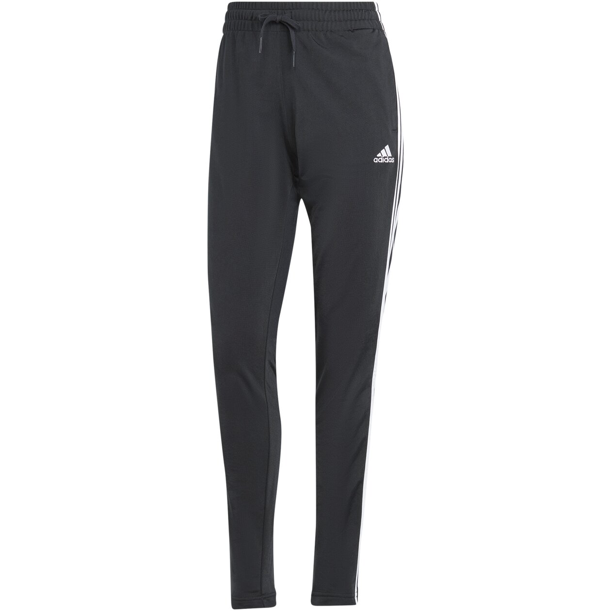 Adidas Damen 3 Streifen Trainingsanzug schwarz- weiß