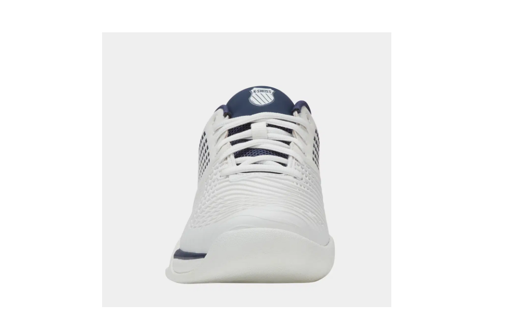 K- Swiss Herren Express Light 3 Carpet Tennisschuh Hallenschuh weiß dunkelblau 47