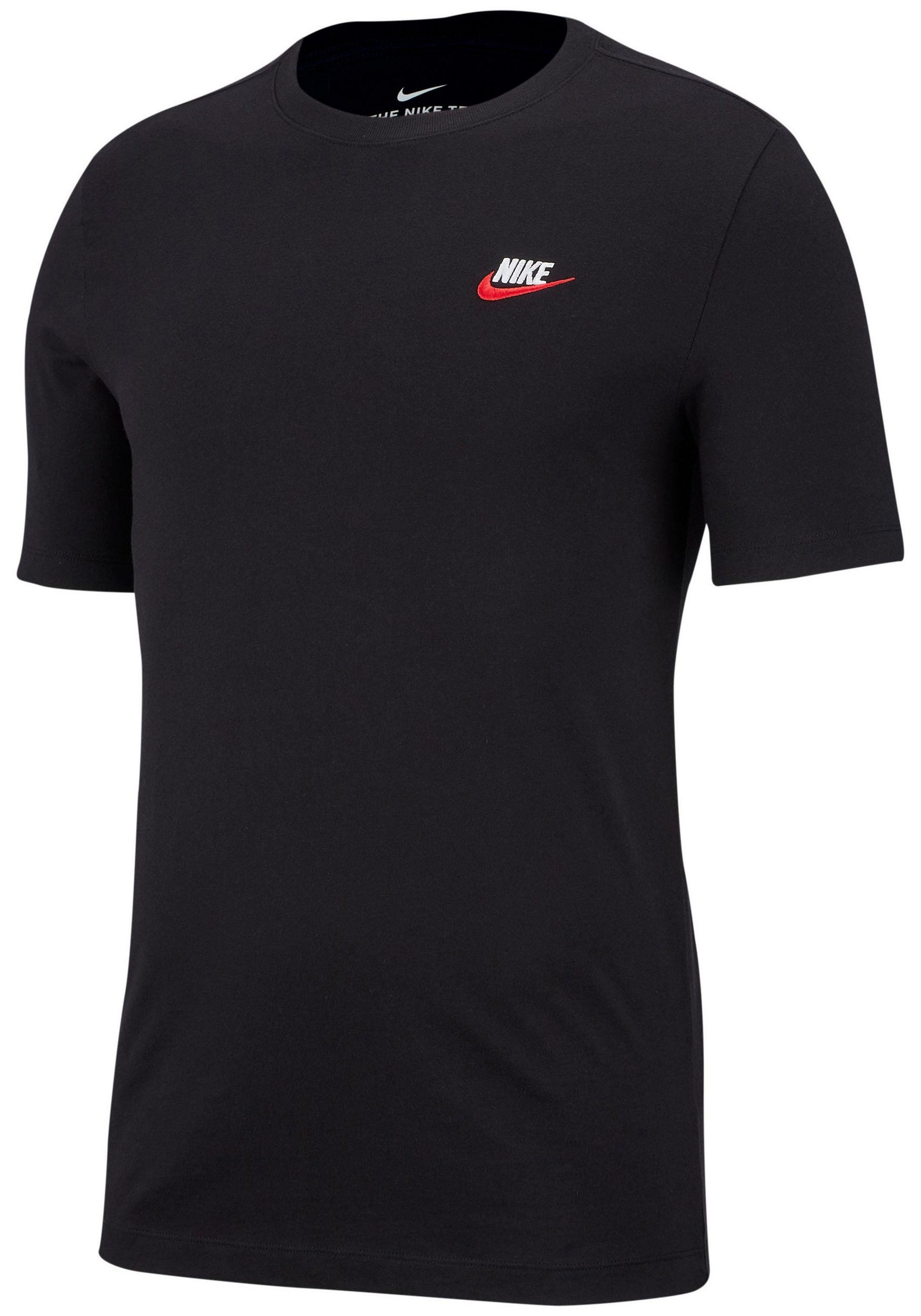 Nike Herren Sportswear Club Shirt Freizeitshirt schwarz XXL