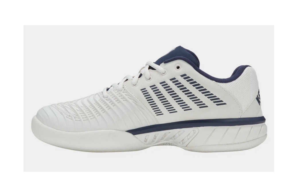 K- Swiss Herren Express Light 3 Carpet Tennisschuh Hallenschuh weiß dunkelblau 47