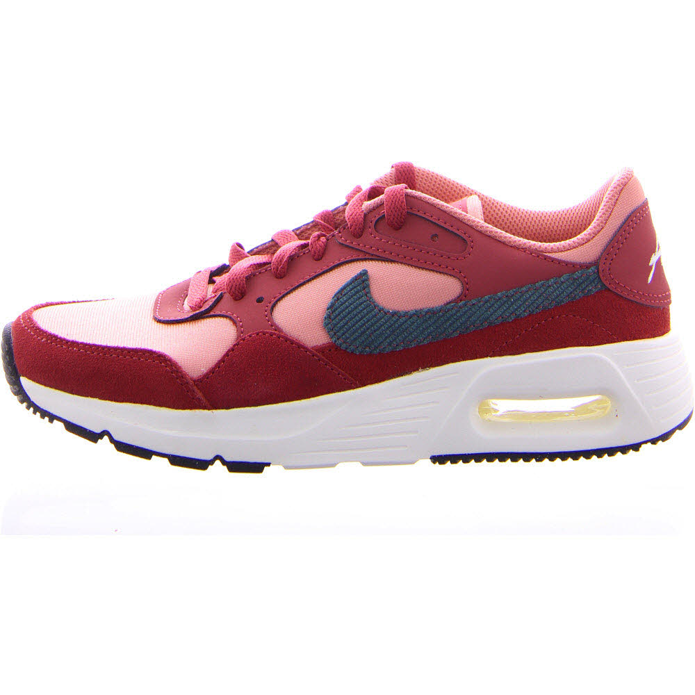 Nike Damen Air Max SC Sneaker Freizeitschuh weinrot-weiß