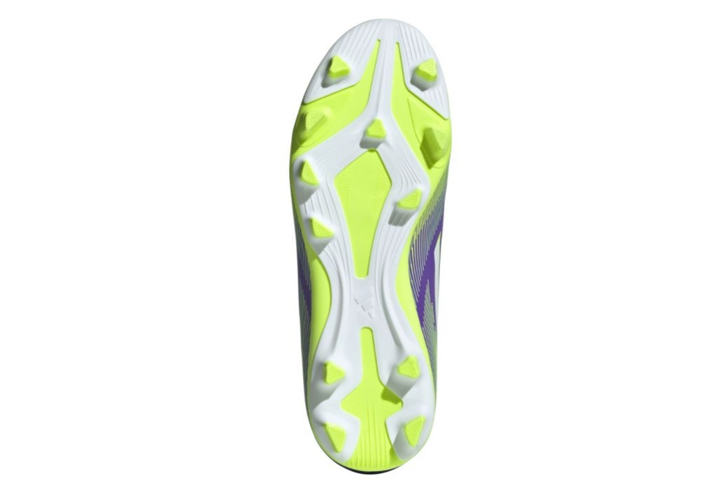 Adidas Kinder F50 Club FG/MG Fußballschuh lila grün weiß 38 2/3