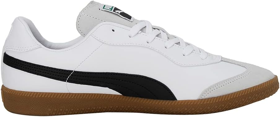 Puma Herren King 21 IT Fußballschuh Fußballhallenschuh weiß beige schwarz 46