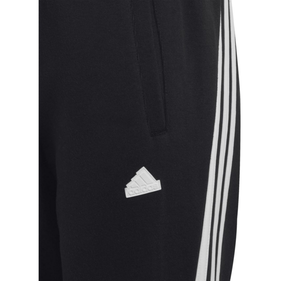 Adidas Kinder Future Icons 3 Streifen Trainingshose Sporthose schwarz-weiß