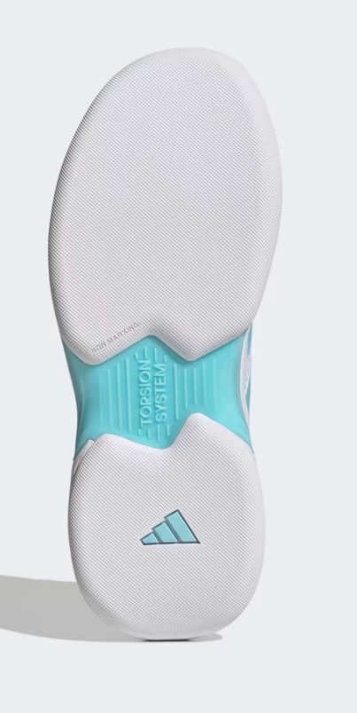 Adidas Damen CourtJam Control Carpet Tennisschuh Teppich weiß türkis 42 2/3