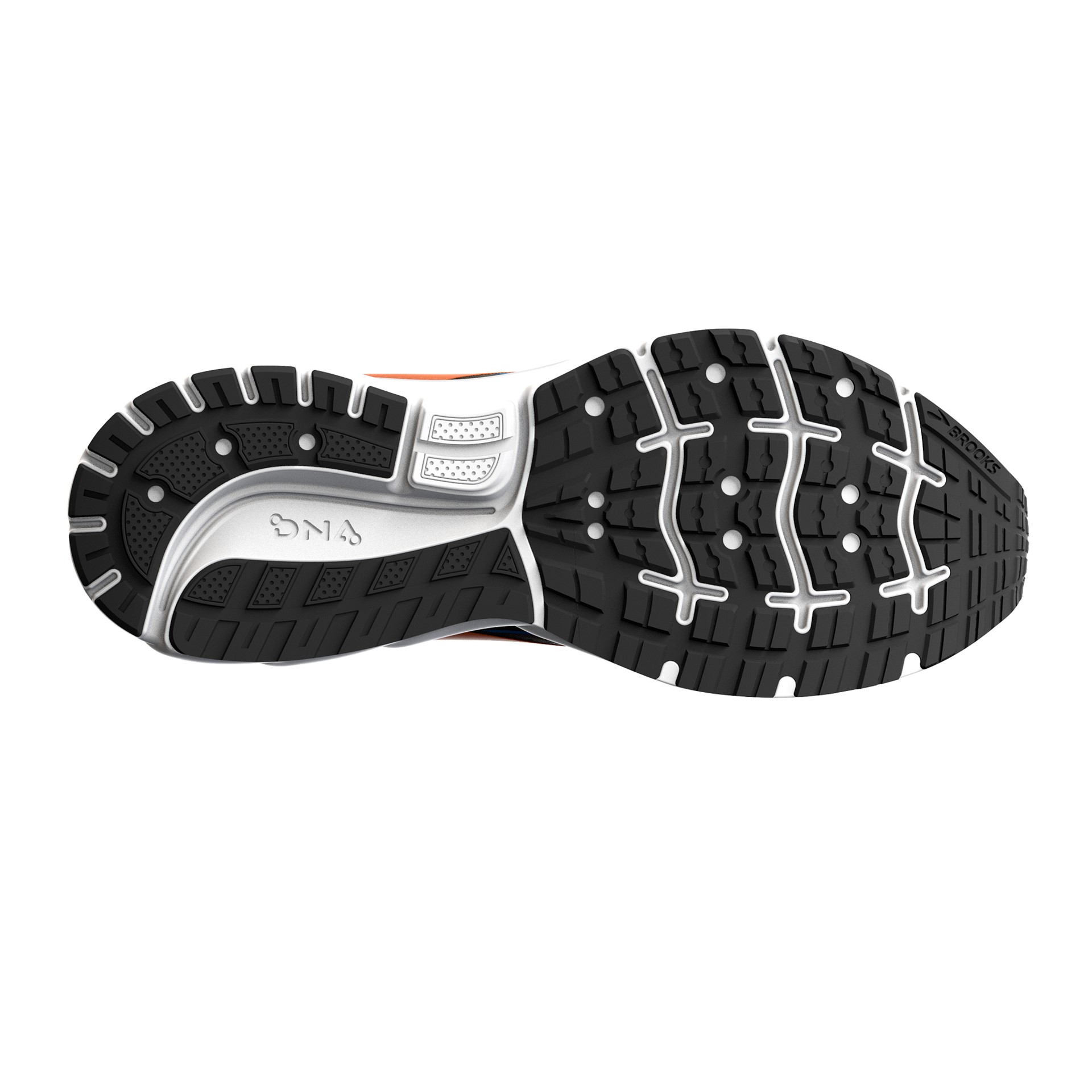 Brooks Herren Trace 2 Laufschuh schwarz-orange-blau 47.5