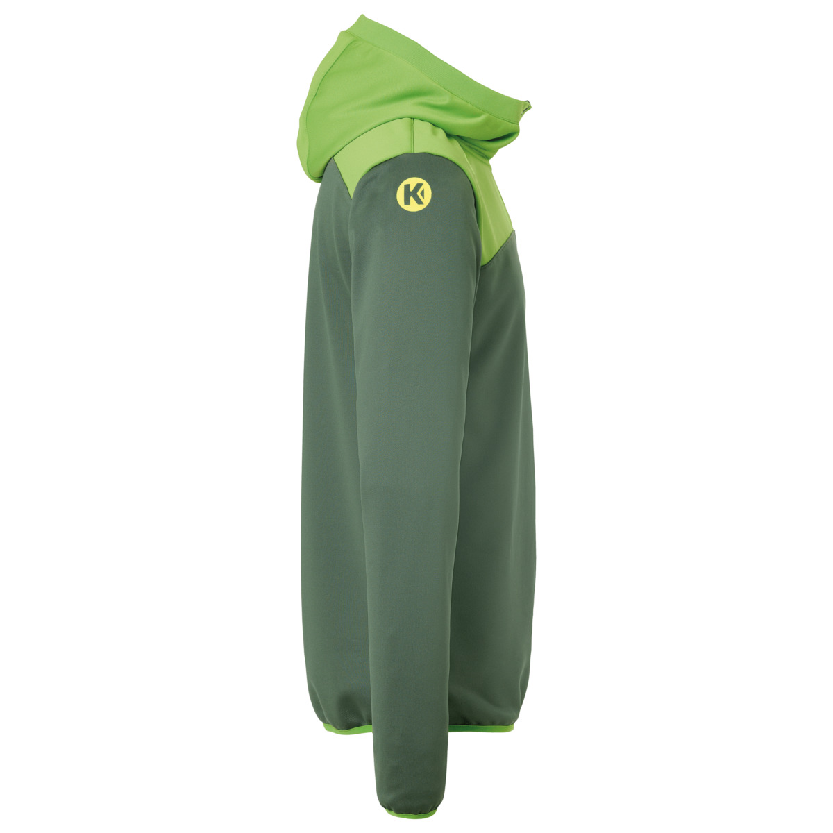 Kempa Herren Emotion 2.0 Quarter Zip Hoodie dragon-grün 4XL