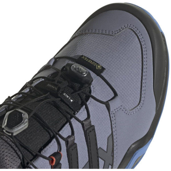 Adidas Herren Terrex Swift R2 GTX Wanderschuh Trekkingschuh silber-schwarz-blau 44 2/3