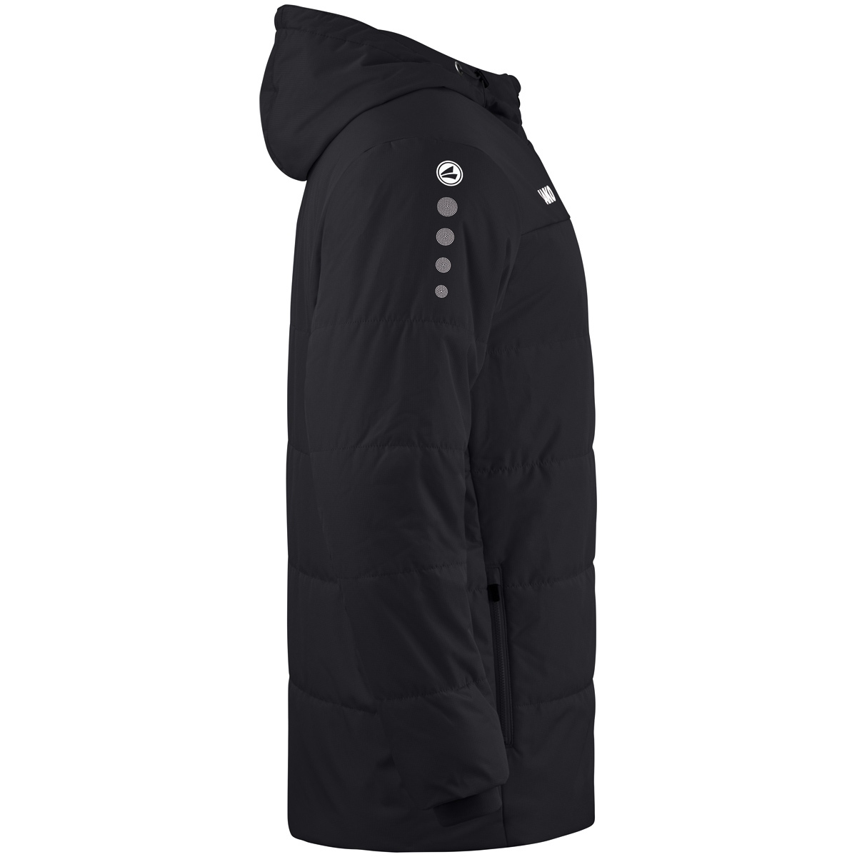 Jako Herren Team Coachjacke Kapuzenjacke schwarz XXL