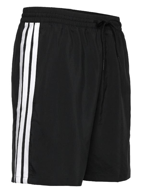 Adidas Herren 3 Streifen Chelsea Shorts Trainingsshorts schwarz weiß XXL