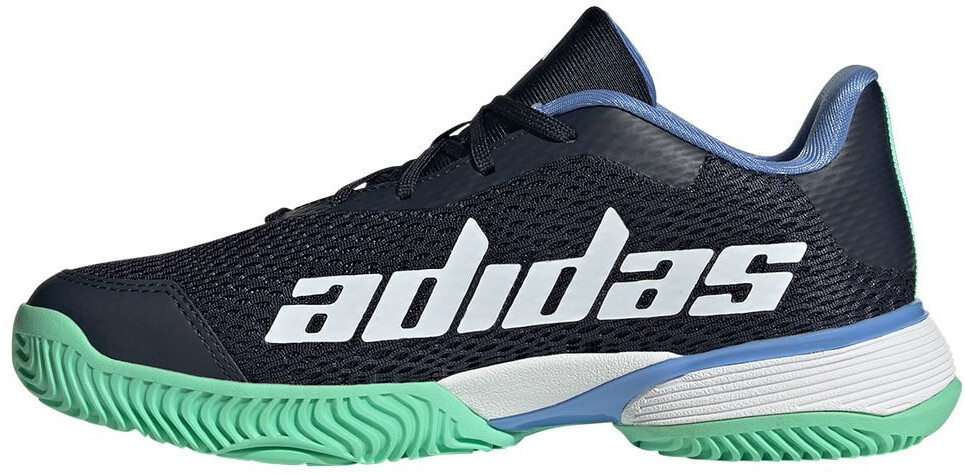 Adidas Kinder Barricade Court Tennisschuh dunkelblau-weiß-mint 38 2/3