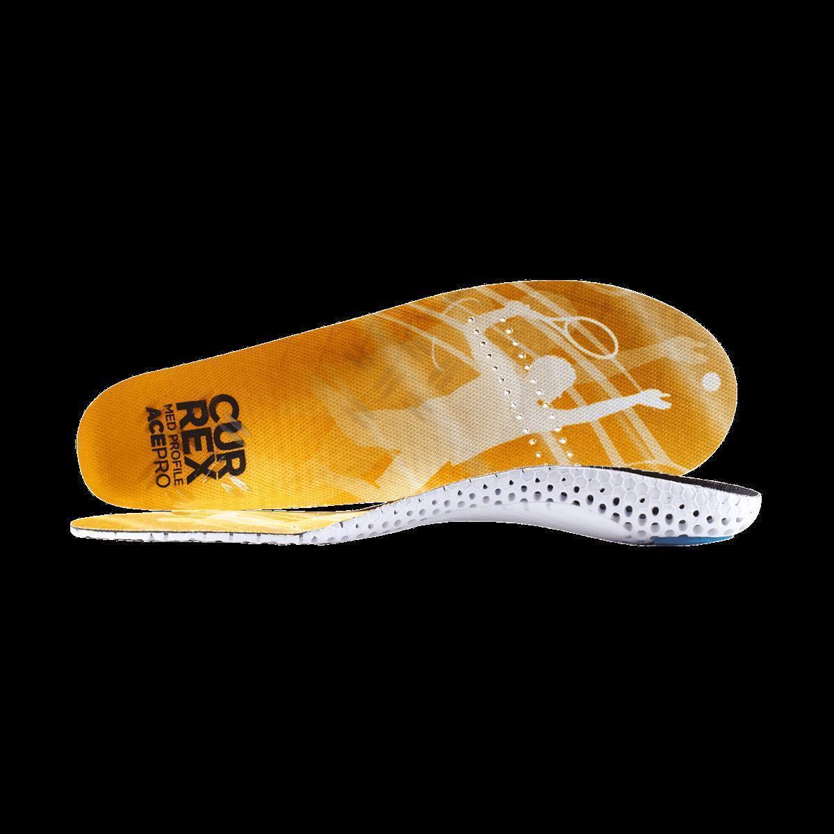 Currex Ace Pro Tennis Einlegesohle med gelb XXL 47-49