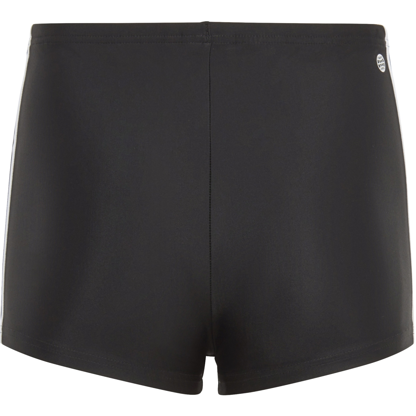 Adidas Kinder 3 Streifen Boxer Badehose Badeshort schwarz-weiß 176