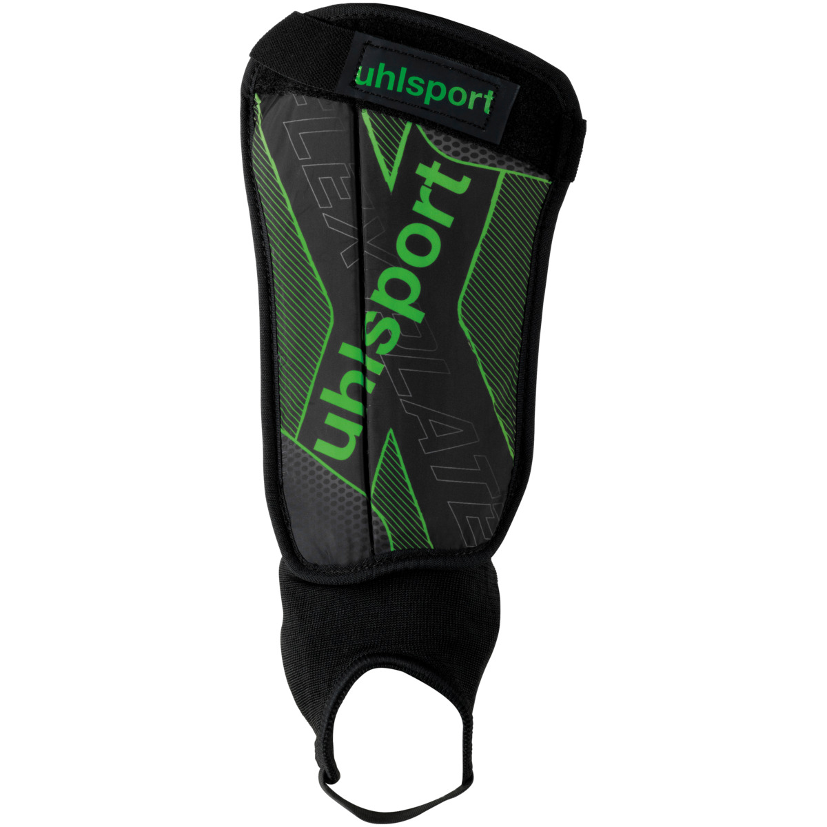 Uhlsport Flex Plate Schienbeinschoner schwarz-grün XL 188-206