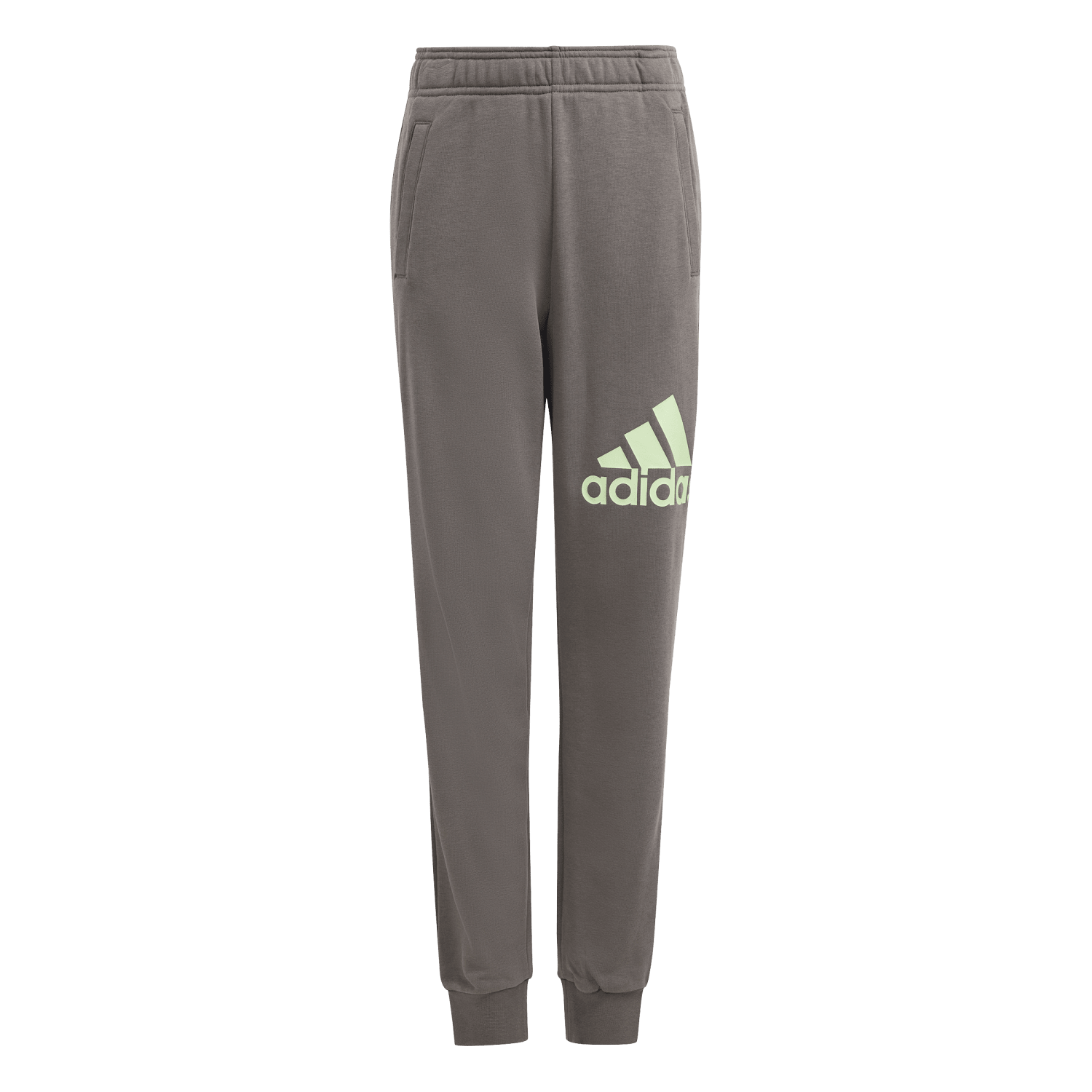 Adidas Kinder Big Logo Trainingshose Sporthose dunkelgrau-grün