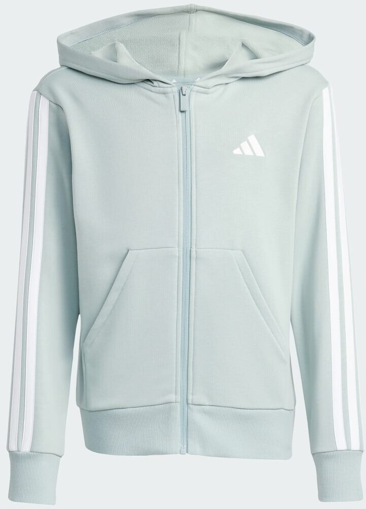 Adidas Kinder 3S Kapuzenjacke HD 280 hellblau 140