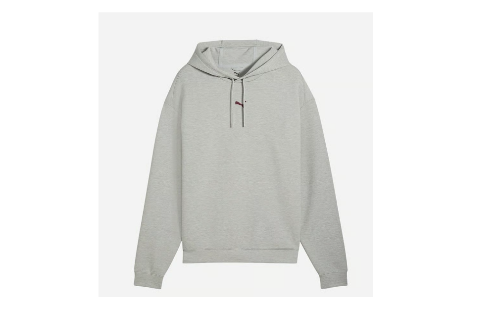 Puma Herren Cloudspun Hoodie Kapuzenpullover grau XL