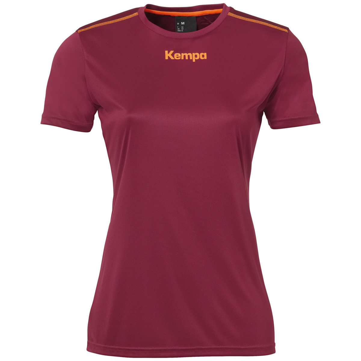 Kempa Damen Poly Shirt deep rot XXL