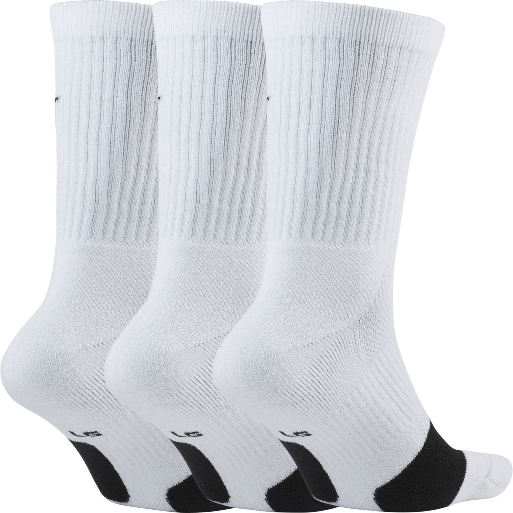 Nike Everyday Crew Basketball Socken 3er weiß-schwarz L 42-46