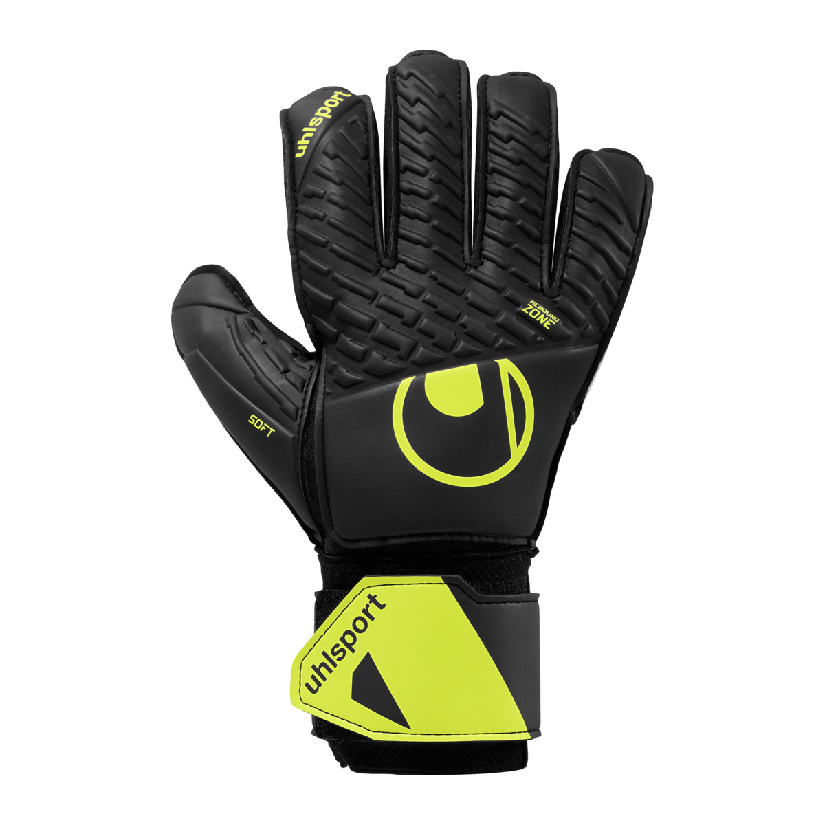 Uhlsport FM Soft Flex Frame Jr. Torwarthandschuh schwarz-gelb 7 1/2