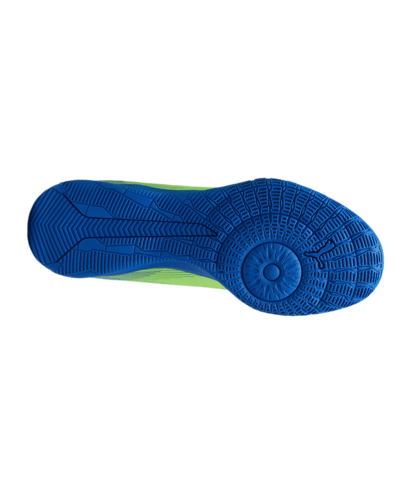 Puma Kinder Ultra 5 Play IT Fußballschuh grün- weiß- blau 35,5