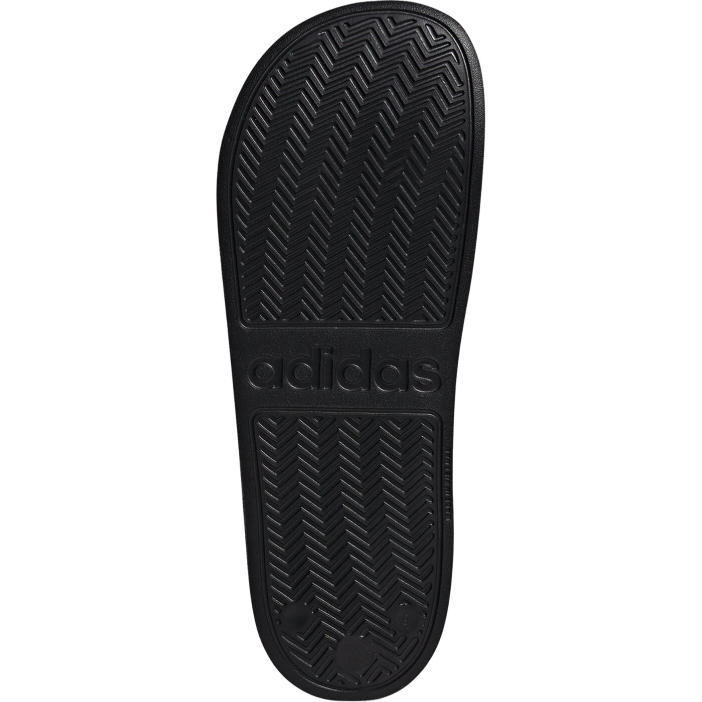 Adidas Adiletten Badelatschen schwarz-weiß 47