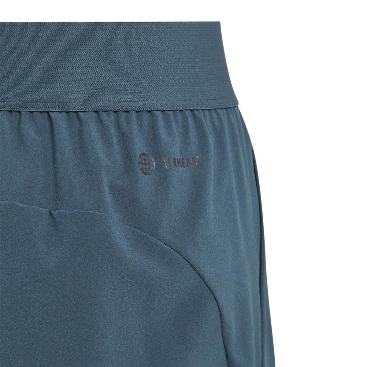 Adidas Kinder Train Icons Aeroready Funktionsshort Sporthose petrol