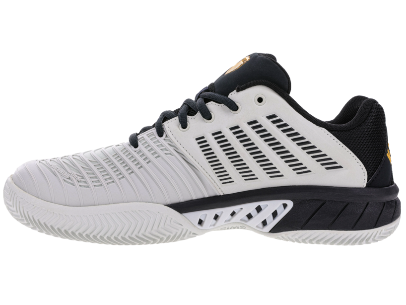 K-Swiss Herren Express Light 3 HB Sandplatz Tennisschuh grau-schwarz-orange 47