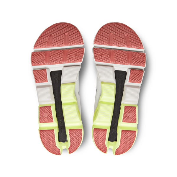 ON Damen Cloudflyer 4 Laufschuh weiß-grün-rosa 42