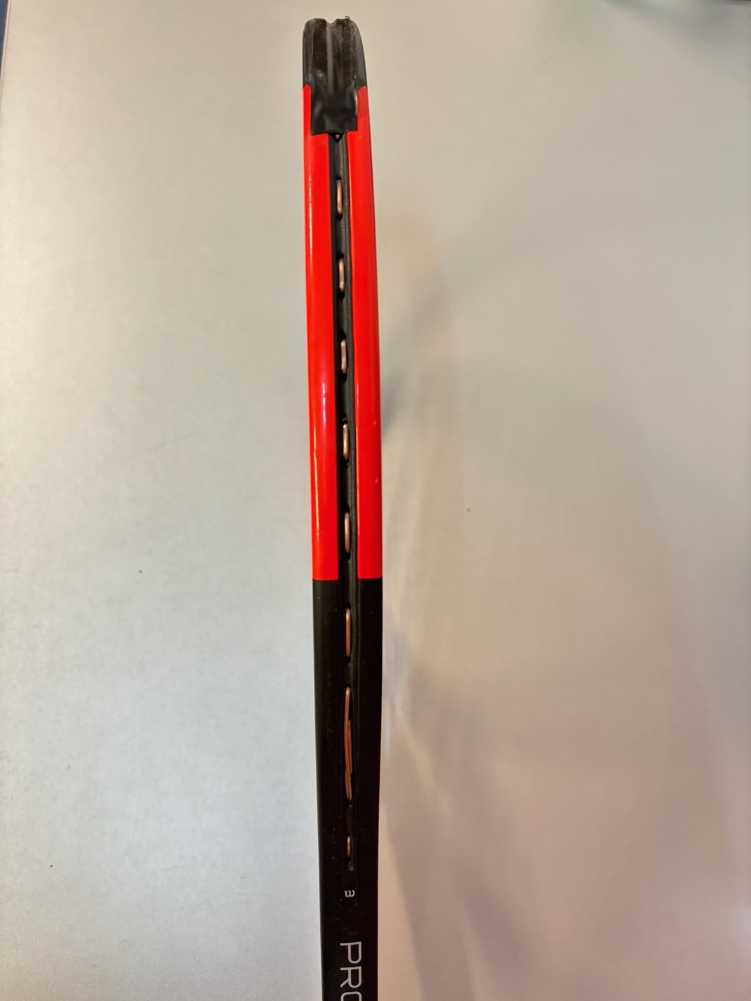 Wilson Pro Staff 97 v11 Tennisschläger (gebraucht) schwarz-rot L3