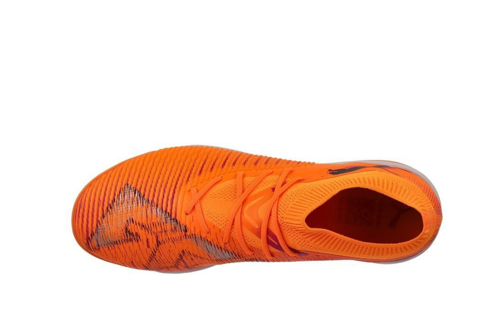 Puma Herren Future 8 Match IT Fußballschuh Hallenfußballschuh orange schwarz 46